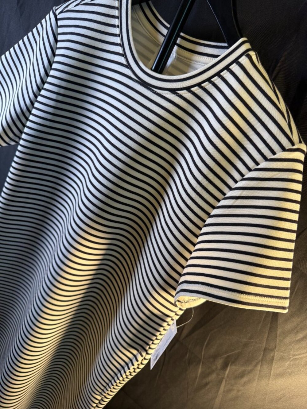 NEW White Black Stripe Summer Sandwash Dress (Med)
